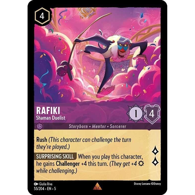 Ravensburger Rafiki - Shaman Duelist (55/204) (Shimmering Skies) by LAB7 Malta, Europe