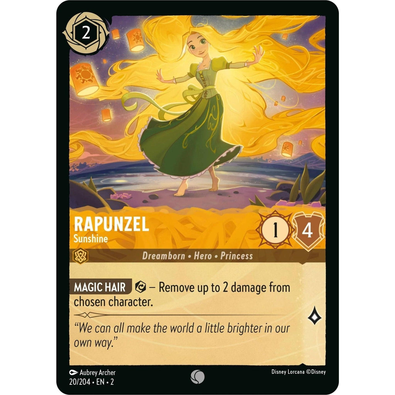 Ravensburger Rapunzel - Sunshine (20/204) (Rise of the Floodborn) by LAB7 Malta, Europe