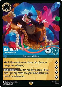 Ravensburger Ratigan - Greedy Genius (167/204) (Reign of Jafar) by LAB7 Malta, Europe