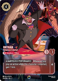 Ravensburger Ratigan - Nefarious Criminal (Enchanted) (216/204) (Archazia's Island) by LAB7 Malta, Europe