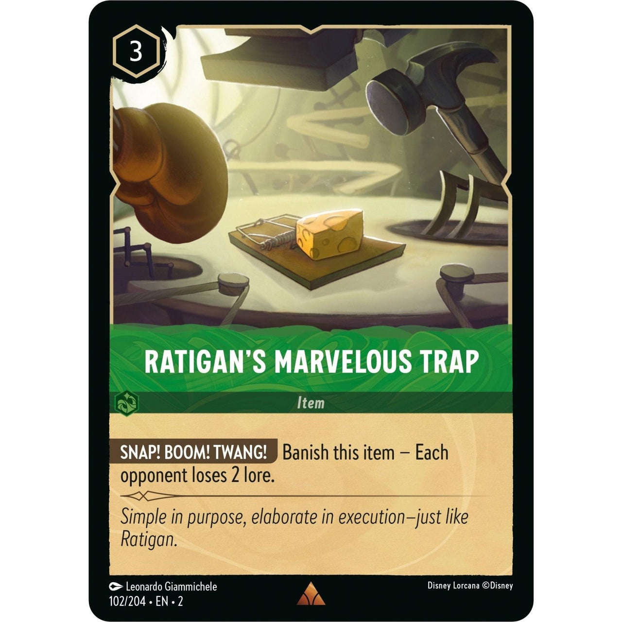 Ravensburger Ratigan's Marvelous Trap (102/204) (Rise of the Floodborn) by LAB7 Malta, Europe