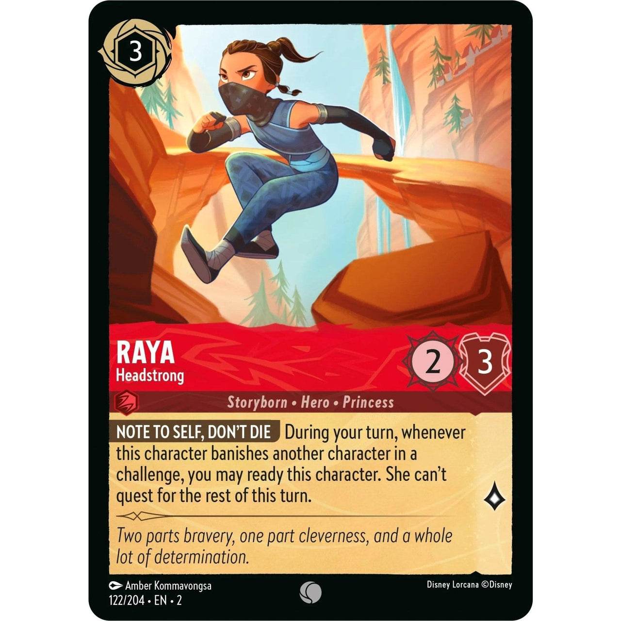 Ravensburger Raya - Headstrong (122/204) (Rise of the Floodborn) by LAB7 Malta, Europe