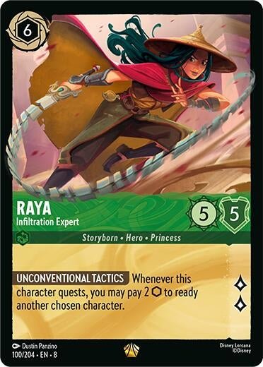 Ravensburger Raya - Infiltration Expert (100/204) (Reign of Jafar) by LAB7 Malta, Europe