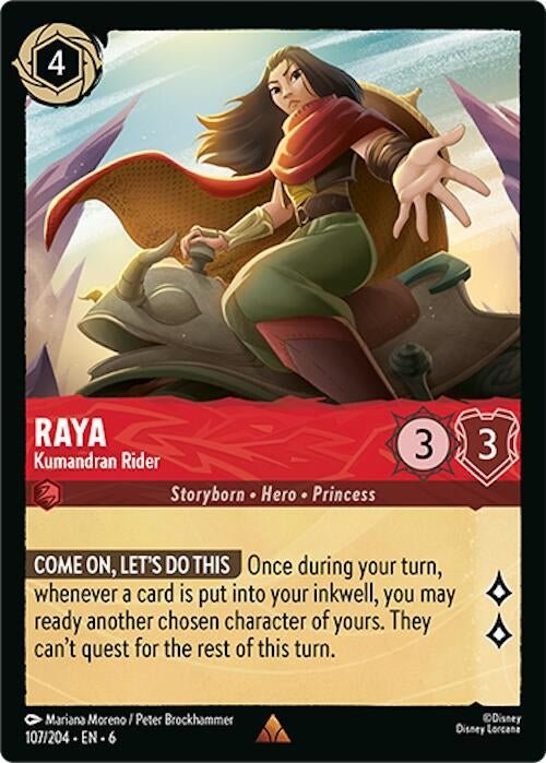 Ravensburger Raya - Kumandran Rider (107/204) (Azurite Sea) by LAB7 Malta, Europe