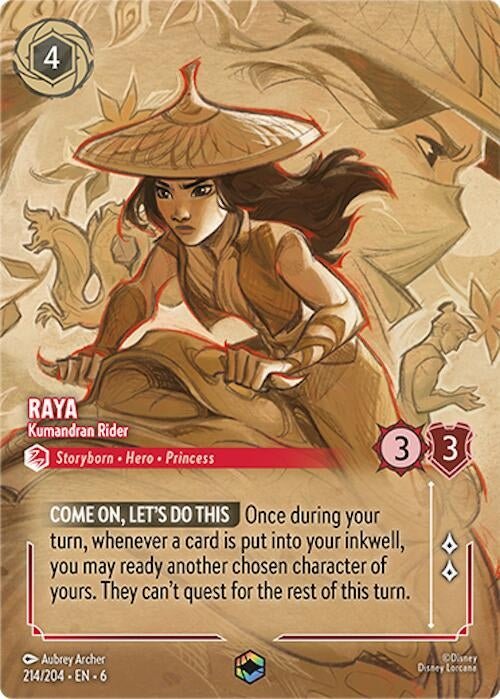 Ravensburger Raya - Kumandran Rider (Enchanted) (214/204) (Azurite Sea) by LAB7 Malta, Europe