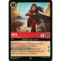 Ravensburger Raya - Leader of Heart (123/204) (Rise of the Floodborn) by LAB7 Malta, Europe