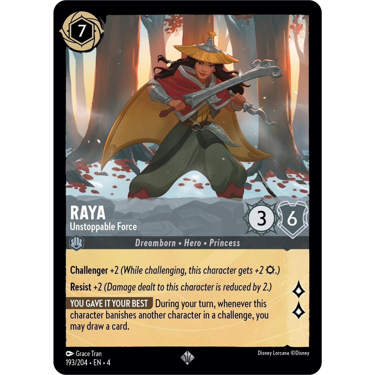 Ravensburger Raya - Unstoppable Force (193/204) (Ursula's Return) by LAB7 Malta, Europe