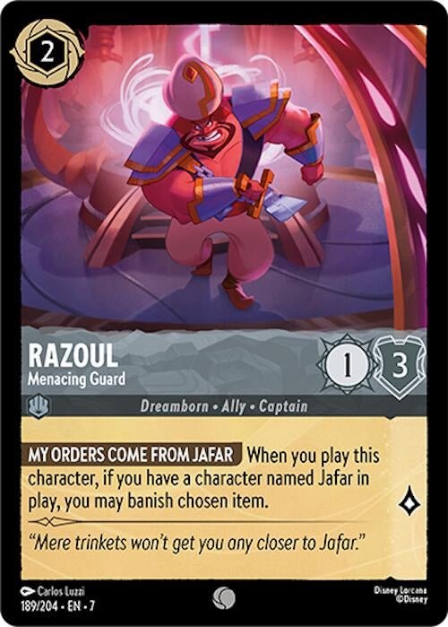 Ravensburger Razoul - Menacing Guard (189/204) (Archazia's Island) by LAB7 Malta, Europe