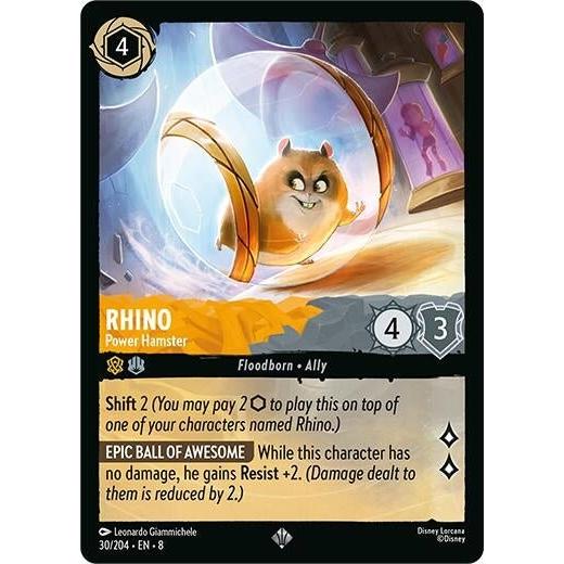 Ravensburger Rhino - Power Hamster (30/204) (Reign of Jafar) by LAB7 Malta, Europe
