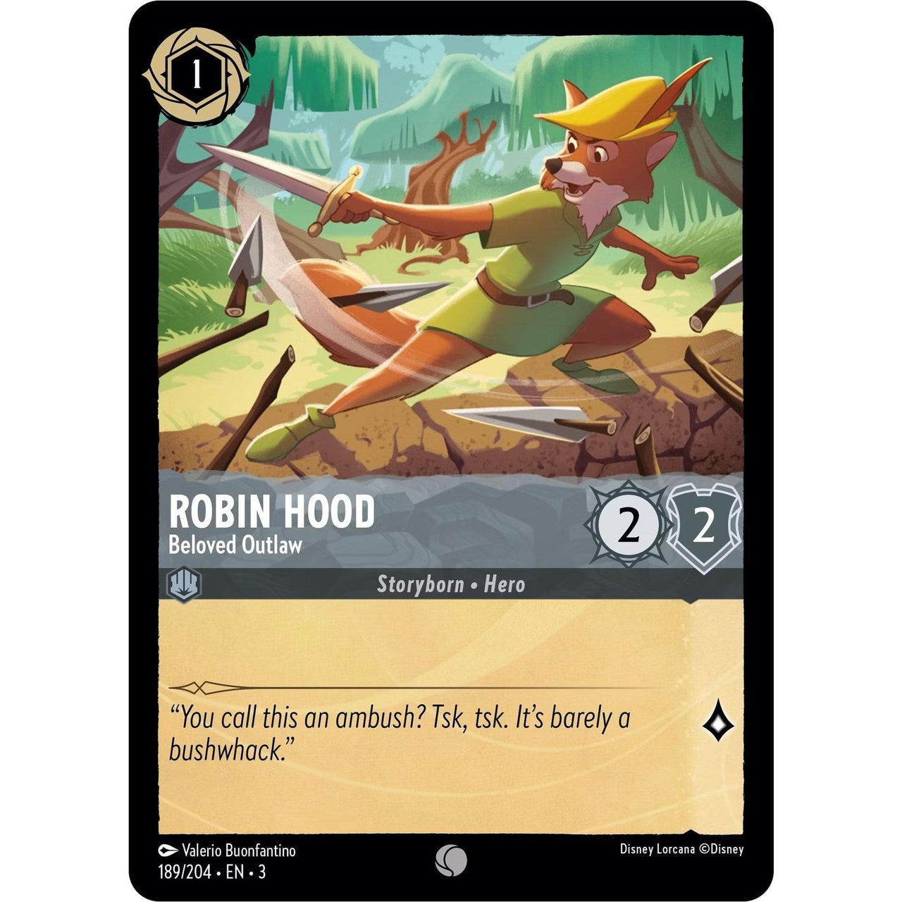 Ravensburger Robin Hood - Beloved Outlaw (189/204) (Into the Inklands) by LAB7 Malta, Europe