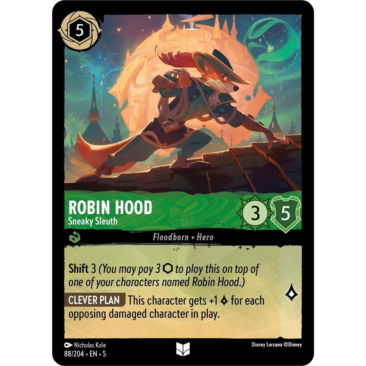 Ravensburger Robin Hood - Sneaky Sleuth (88/204) (Shimmering Skies) by LAB7 Malta, Europe