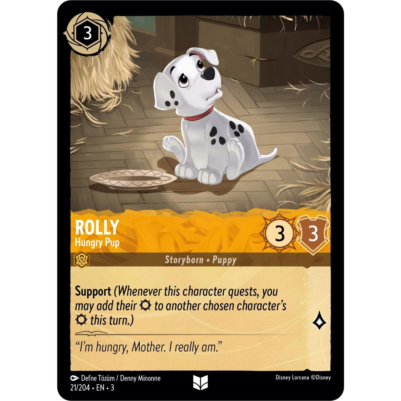 Ravensburger Rolly - Hungry Pup (21/204) (Into the Inklands) by LAB7 Malta, Europe