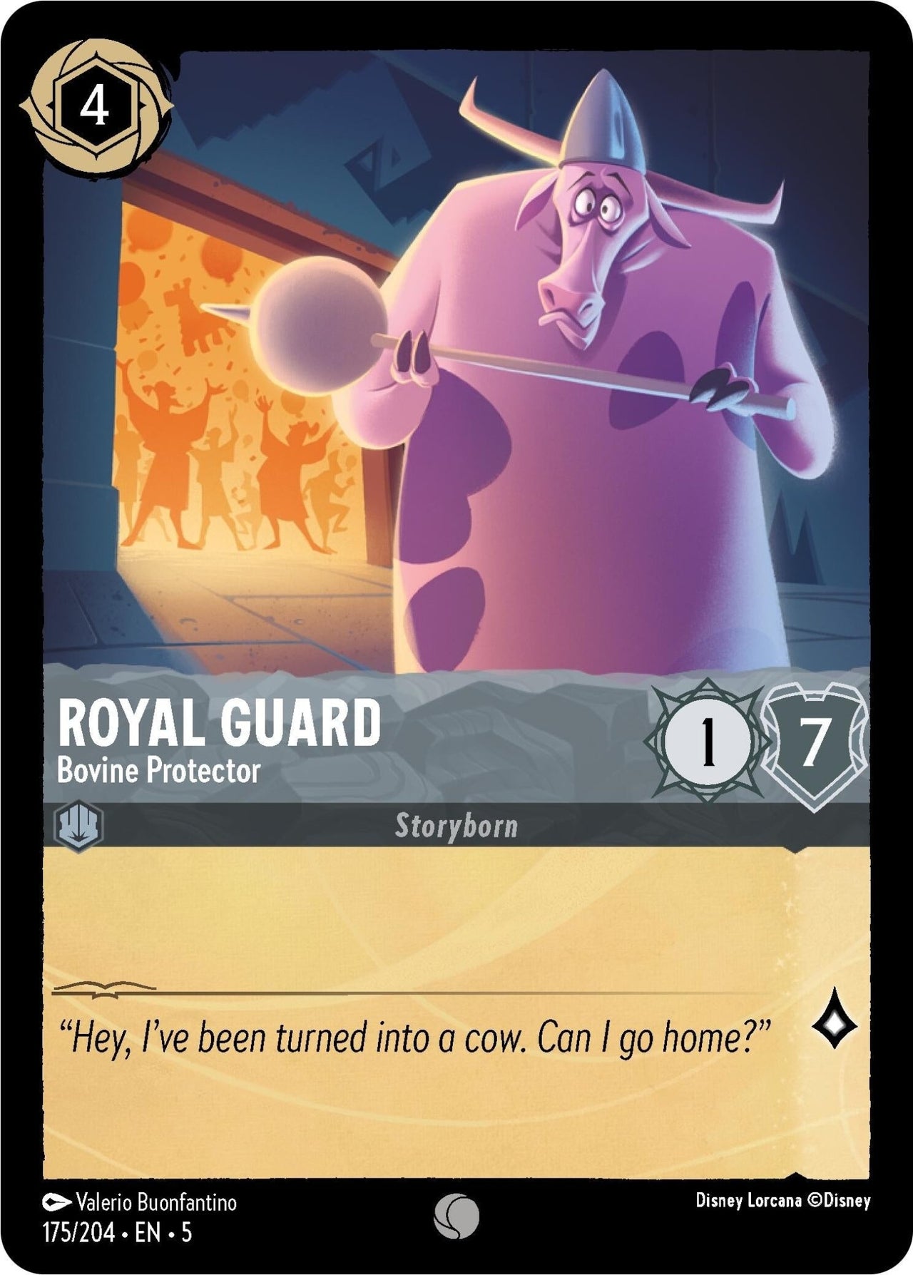Ravensburger Royal Guard - Bovine Protector (175/204) (Shimmering Skies) by LAB7 Malta, Europe