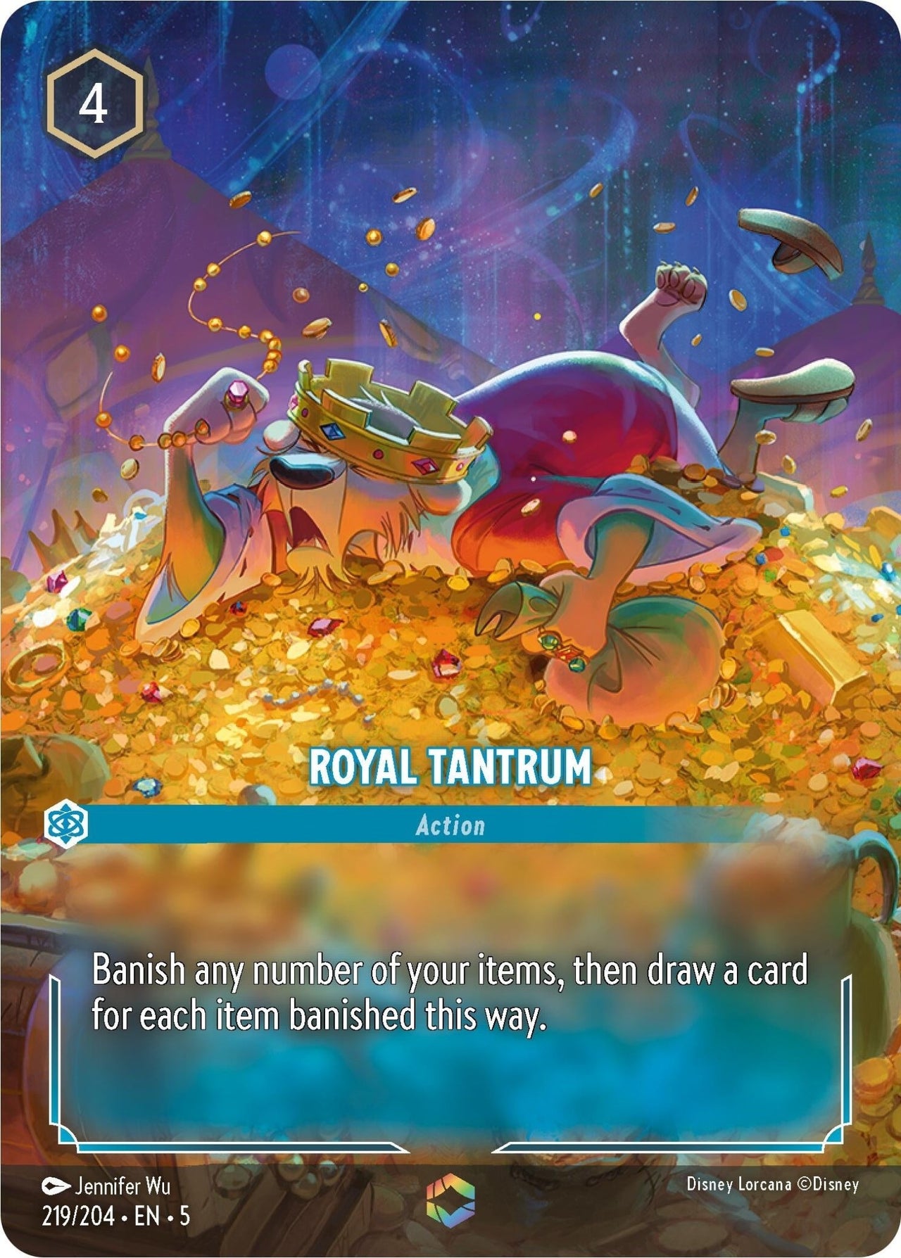 Ravensburger Royal Tantrum (Enchanted) (219/204) (Shimmering Skies) by LAB7 Malta, Europe