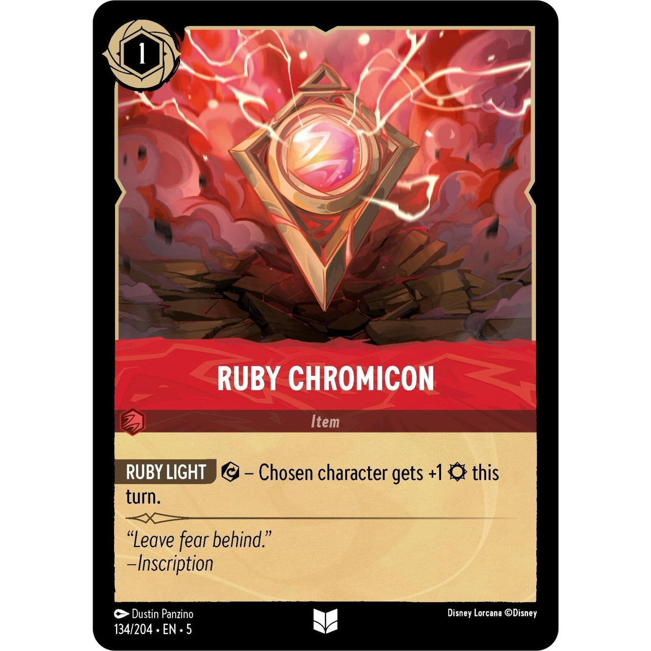 Ravensburger Ruby Chromicon (134/204) (Shimmering Skies) by LAB7 Malta, Europe