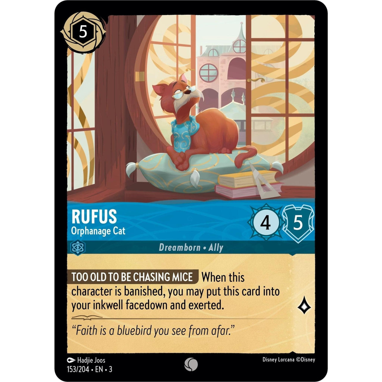 Ravensburger Rufus - Orphanage Cat (153/204) (Into the Inklands) by LAB7 Malta, Europe
