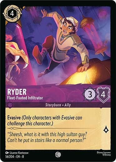 Ravensburger Ryder - Fleet - Footed Infiltrator (56/204) (Reign of Jafar) by LAB7 Malta, Europe