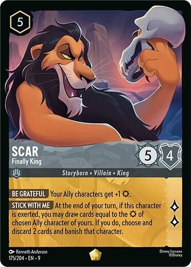 Ravensburger Scar - Finally King (175/204) (Fabled) by LAB7 Malta, Europe
