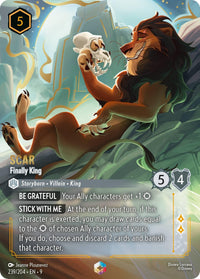 Ravensburger Scar - Finally King (Enchanted) (239/204) (Fabled) by LAB7 Malta, Europe