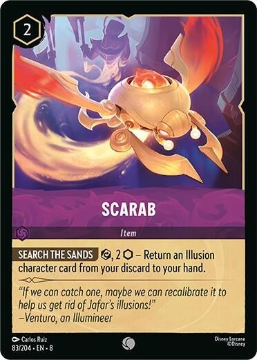 Ravensburger Scarab (83/204) (Reign of Jafar) by LAB7 Malta, Europe
