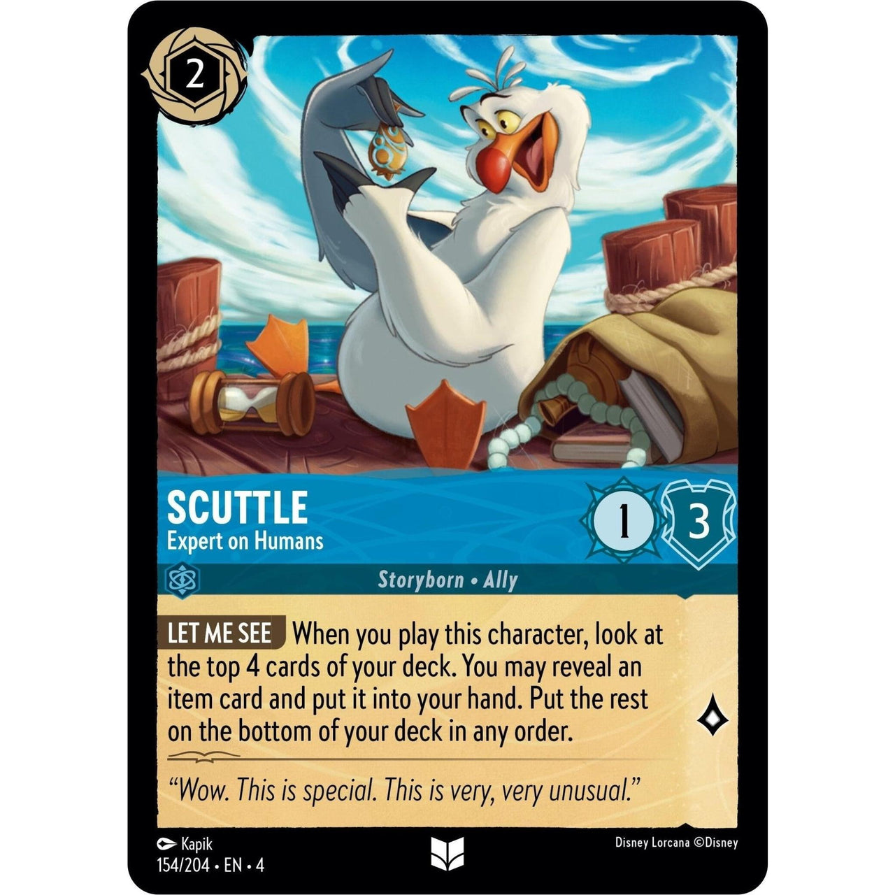 Ravensburger Scuttle - Expert on Humans (154/204) (Ursula's Return) by LAB7 Malta, Europe