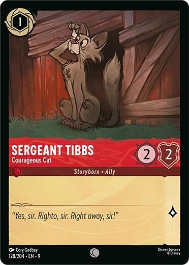 Ravensburger Sergeant Tibbs - Courageous Cat (128/204) (Fabled) by LAB7 Malta, Europe