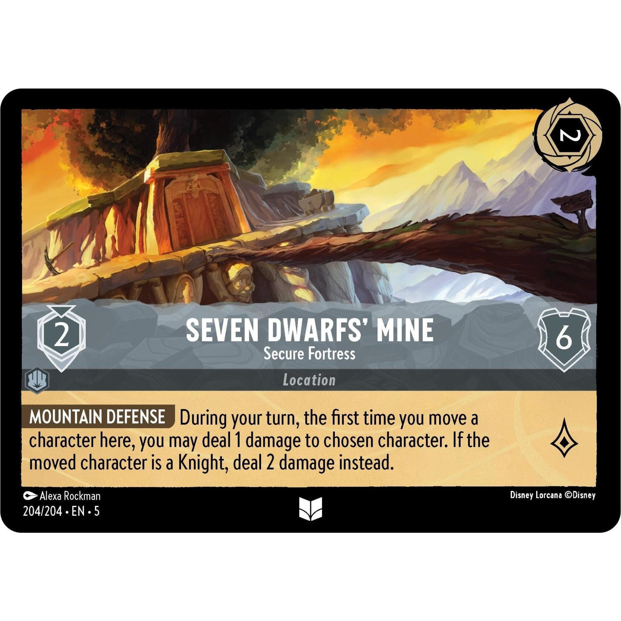 Ravensburger Seven Dwarfs' Mine - Secure Fortress (204/204) (Shimmering Skies) by LAB7 Malta, Europe