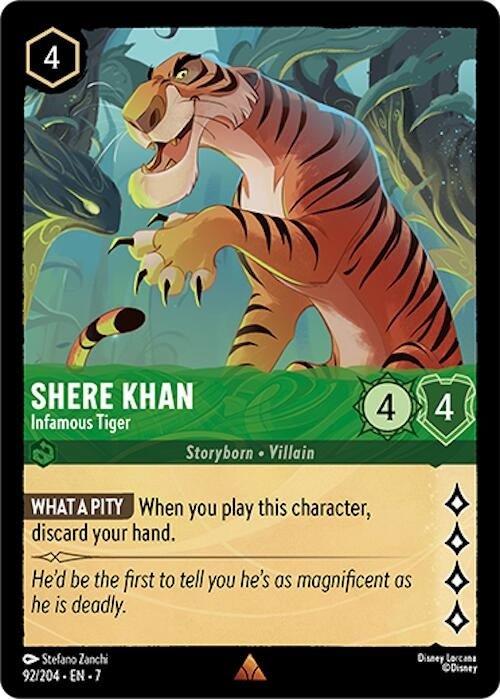 Ravensburger Shere Khan - Infamous Tiger (92/204) (Archazia's Island) by LAB7 Malta, Europe