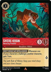 Ravensburger Shere Khan - Menacing Predator (104/204) (Fabled) by LAB7 Malta, Europe