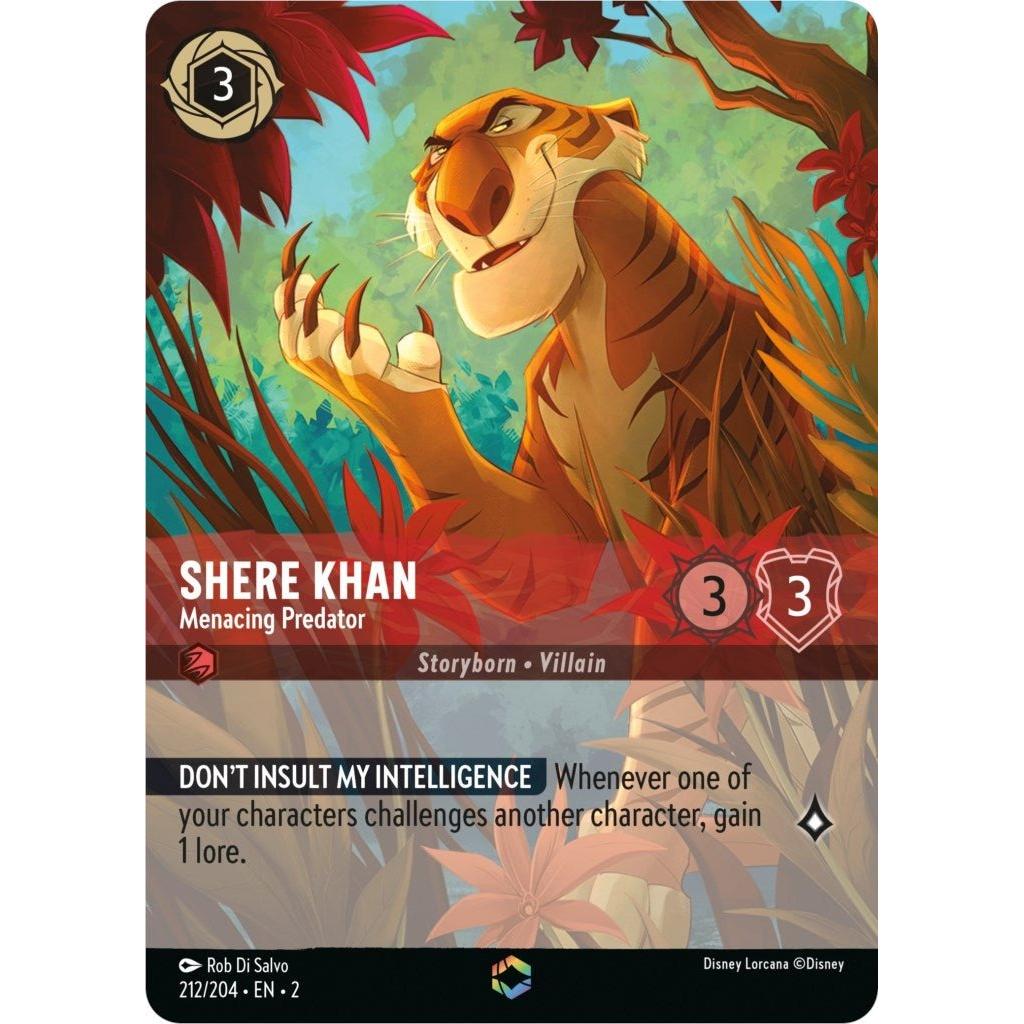 Ravensburger Shere Khan - Menacing Predator (Enchanted) (212/204) (Rise of the Floodborn) by LAB7 Malta, Europe