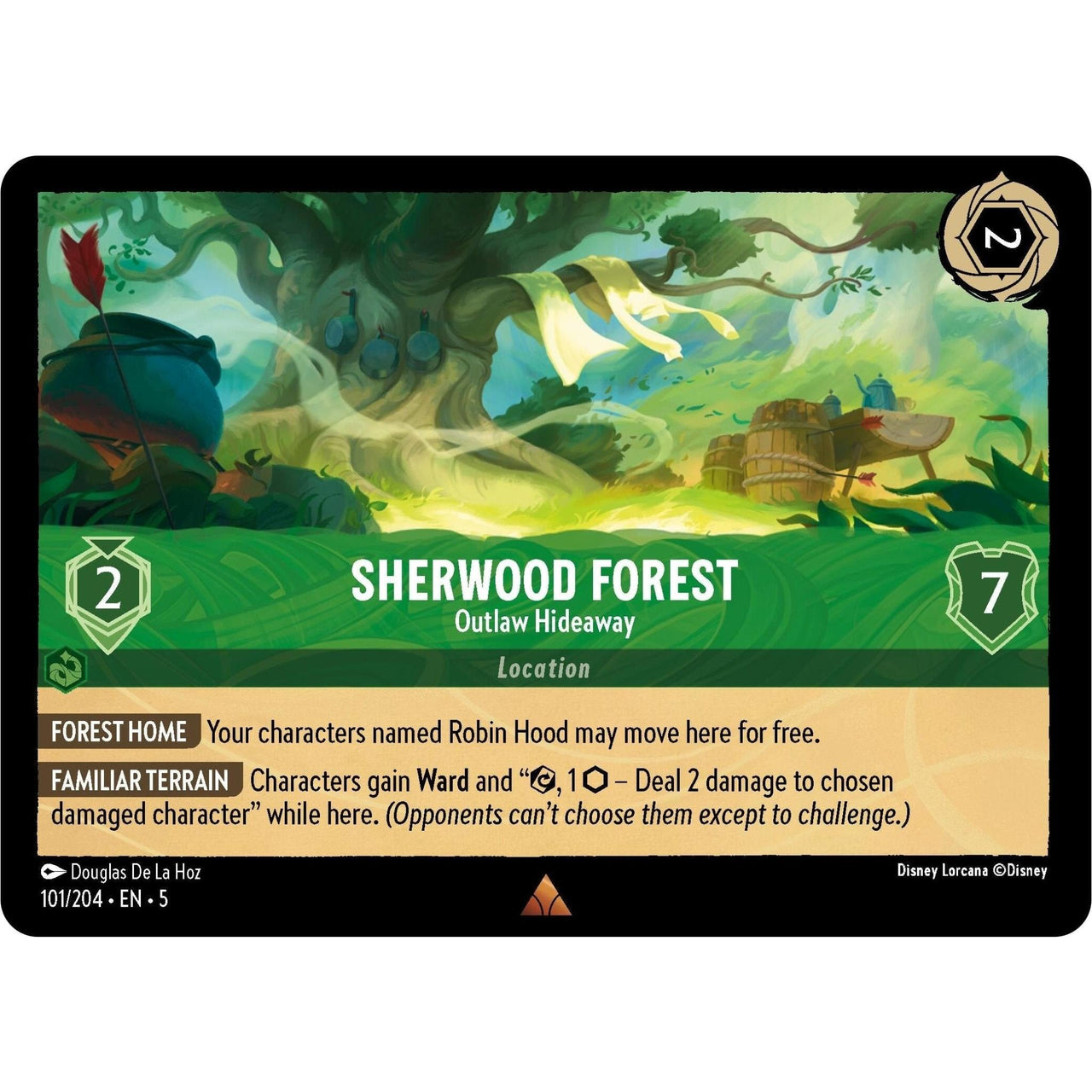 Ravensburger Sherwood Forest - Outlaw Hideaway (101/204) (Shimmering Skies) by LAB7 Malta, Europe