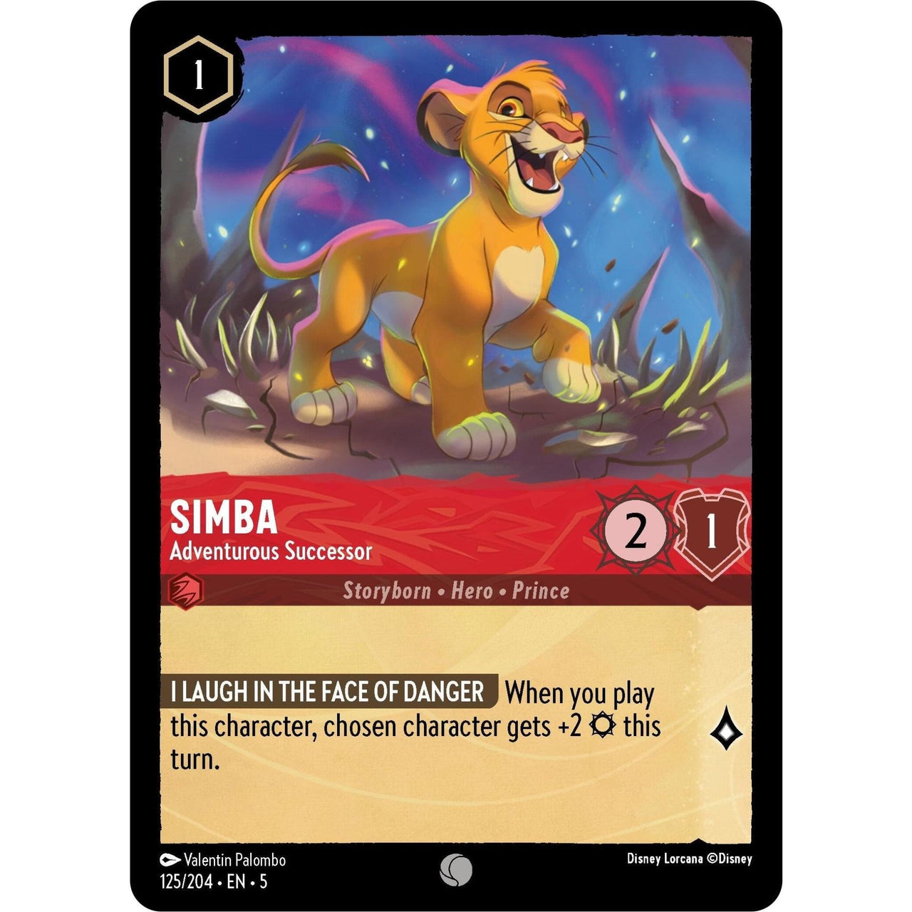 Ravensburger Simba - Adventurous Successor (125/204) (Shimmering Skies) by LAB7 Malta, Europe