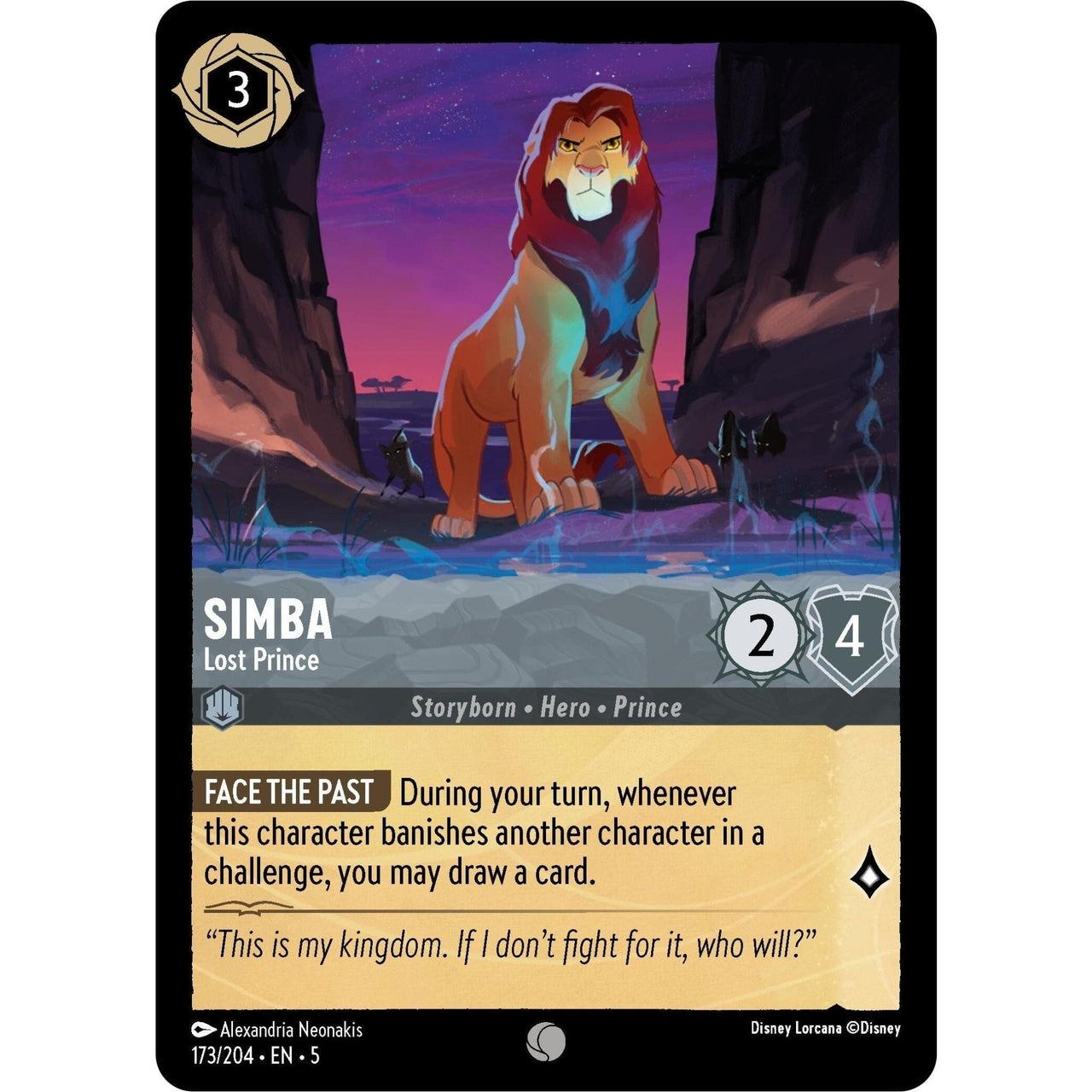 Ravensburger Simba - Lost Prince (173/204) (Shimmering Skies) by LAB7 Malta, Europe