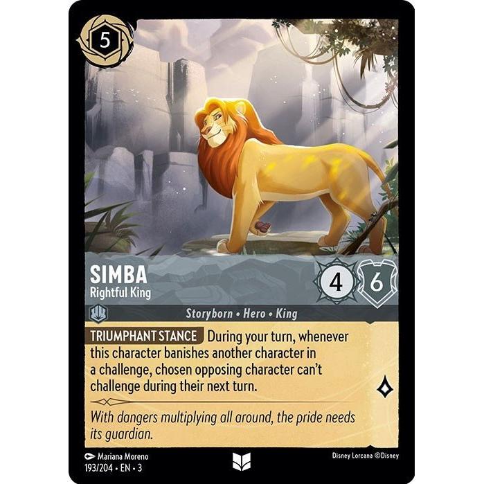 Ravensburger Simba - Rightful King (193/204) (Into the Inklands) by LAB7 Malta, Europe
