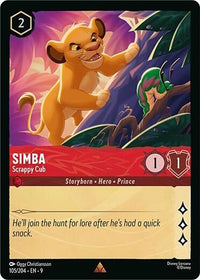 Ravensburger Simba - Scrappy Cub (105/204) (Fabled) by LAB7 Malta, Europe