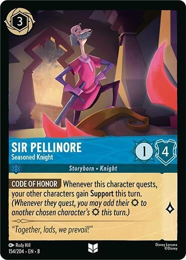 Ravensburger Sir Pellinore - Seasoned Knight (154/204) (Reign of Jafar) by LAB7 Malta, Europe