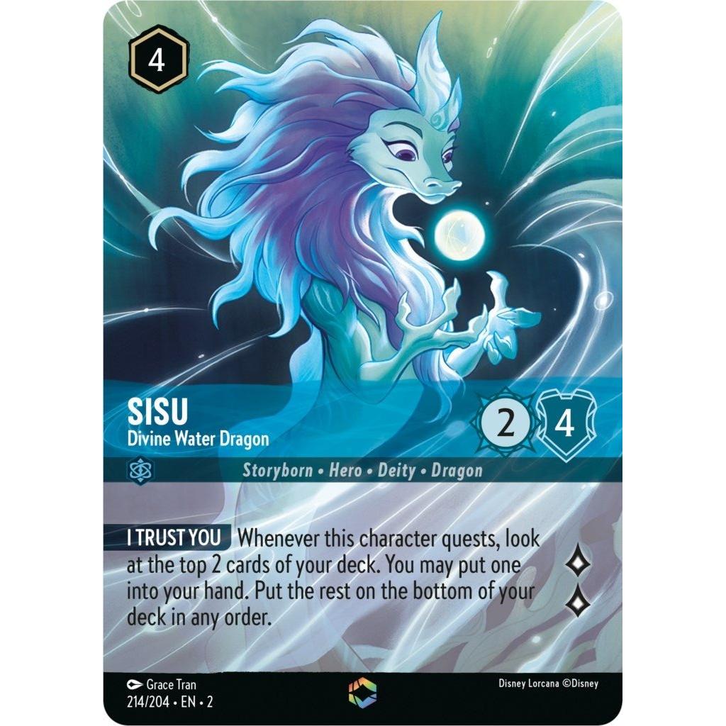 Ravensburger Sisu - Divine Water Dragon (Enchanted) (214/204) (Rise of the Floodborn) by LAB7 Malta, Europe