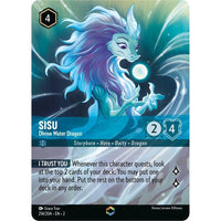 Ravensburger Sisu - Divine Water Dragon (Enchanted) (214/204) (Rise of the Floodborn) by LAB7 Malta, Europe