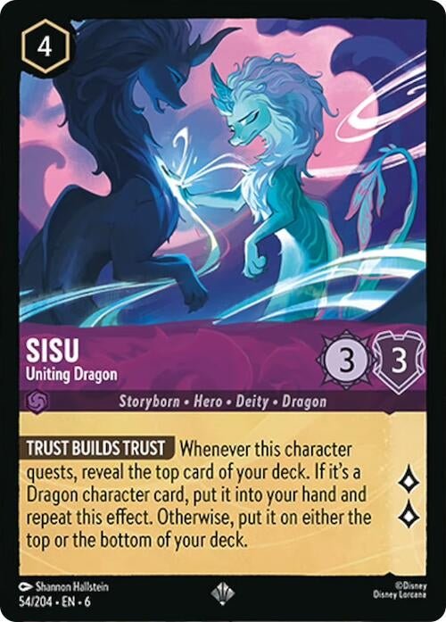 Ravensburger Sisu - Uniting Dragon (54/204) (Azurite Sea) by LAB7 Malta, Europe