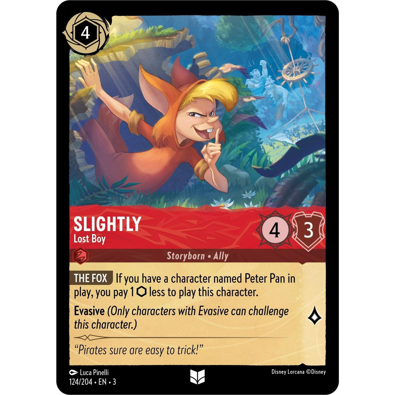 Ravensburger Slightly - Lost Boy (124/204) (Into the Inklands) by LAB7 Malta, Europe