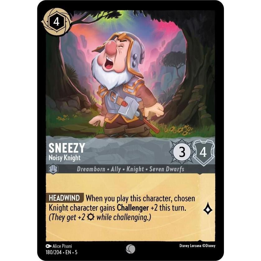 Ravensburger Sneezy - Noisy Knight (180/204) (Shimmering Skies) by LAB7 Malta, Europe