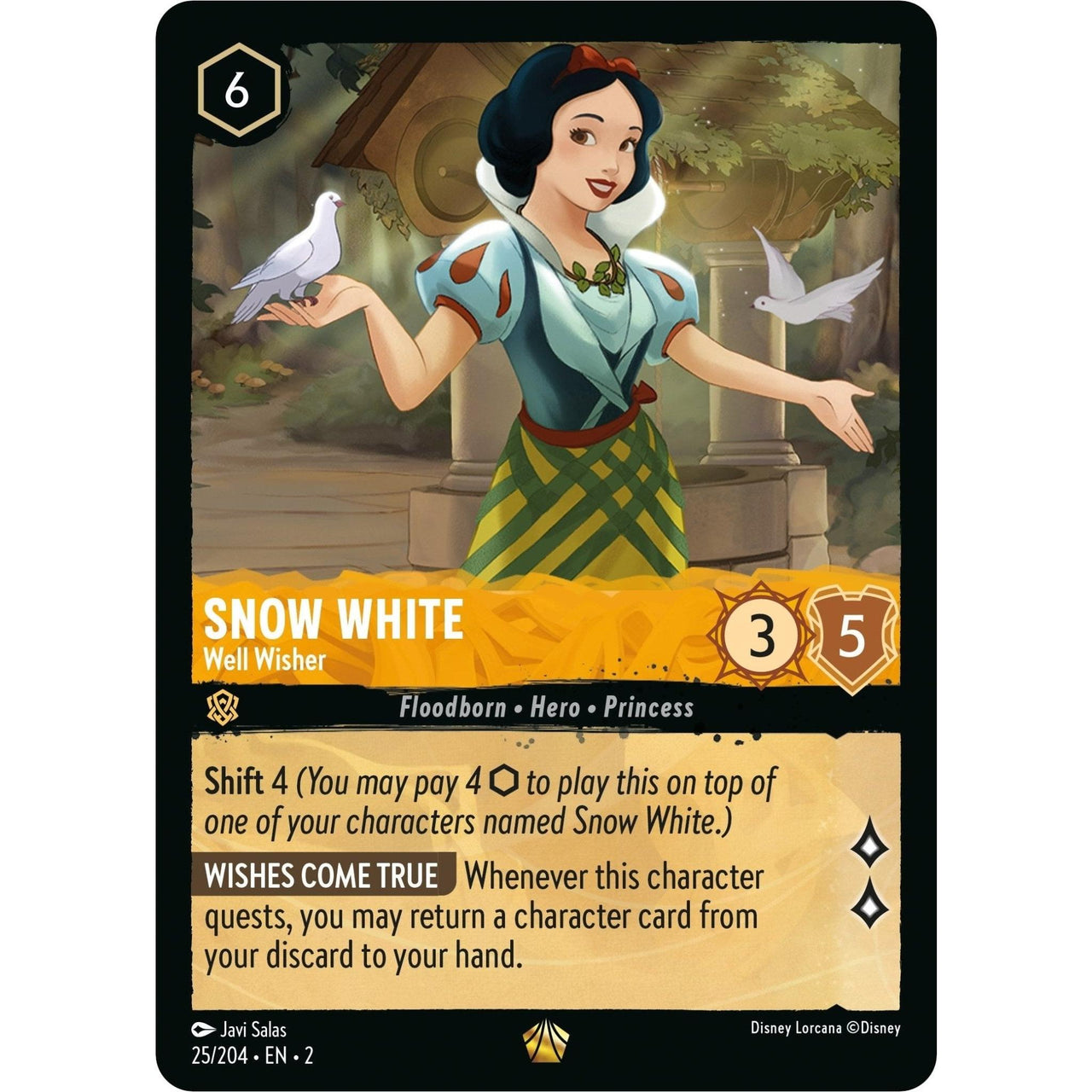Ravensburger Snow White - Well Wisher (25/204) (Rise of the Floodborn) by LAB7 Malta, Europe