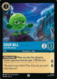 Ravensburger Sour Bill - Surly Henchman (147/204) (Azurite Sea) by LAB7 Malta, Europe