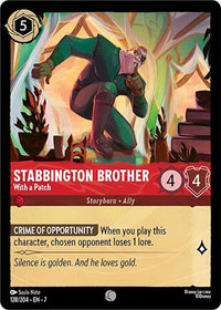 Ravensburger Stabbington Brother - With a Patch (128/204) (Archazia's Island) by LAB7 Malta, Europe