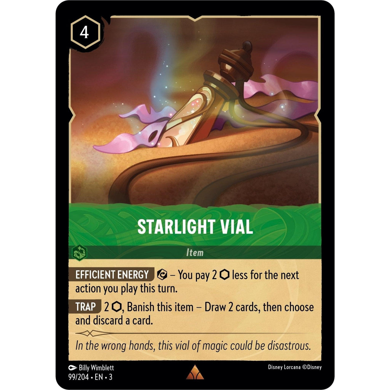 Ravensburger Starlight Vial (99/204) (Into the Inklands) by LAB7 Malta, Europe
