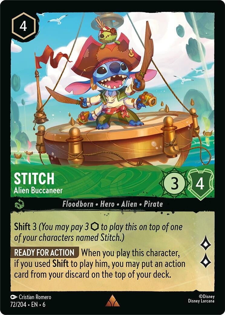 Ravensburger Stitch - Alien Buccaneer (72/204) (Azurite Sea) by LAB7 Malta, Europe