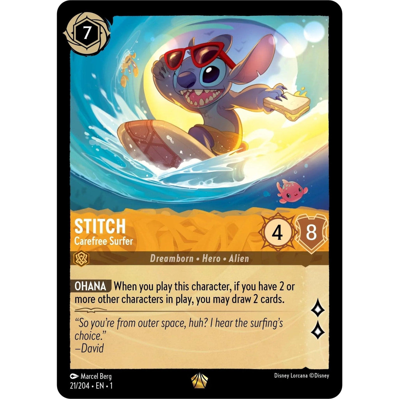 Ravensburger Stitch - Carefree Surfer (21/204) (The First Chapter) by LAB7 Malta, Europe
