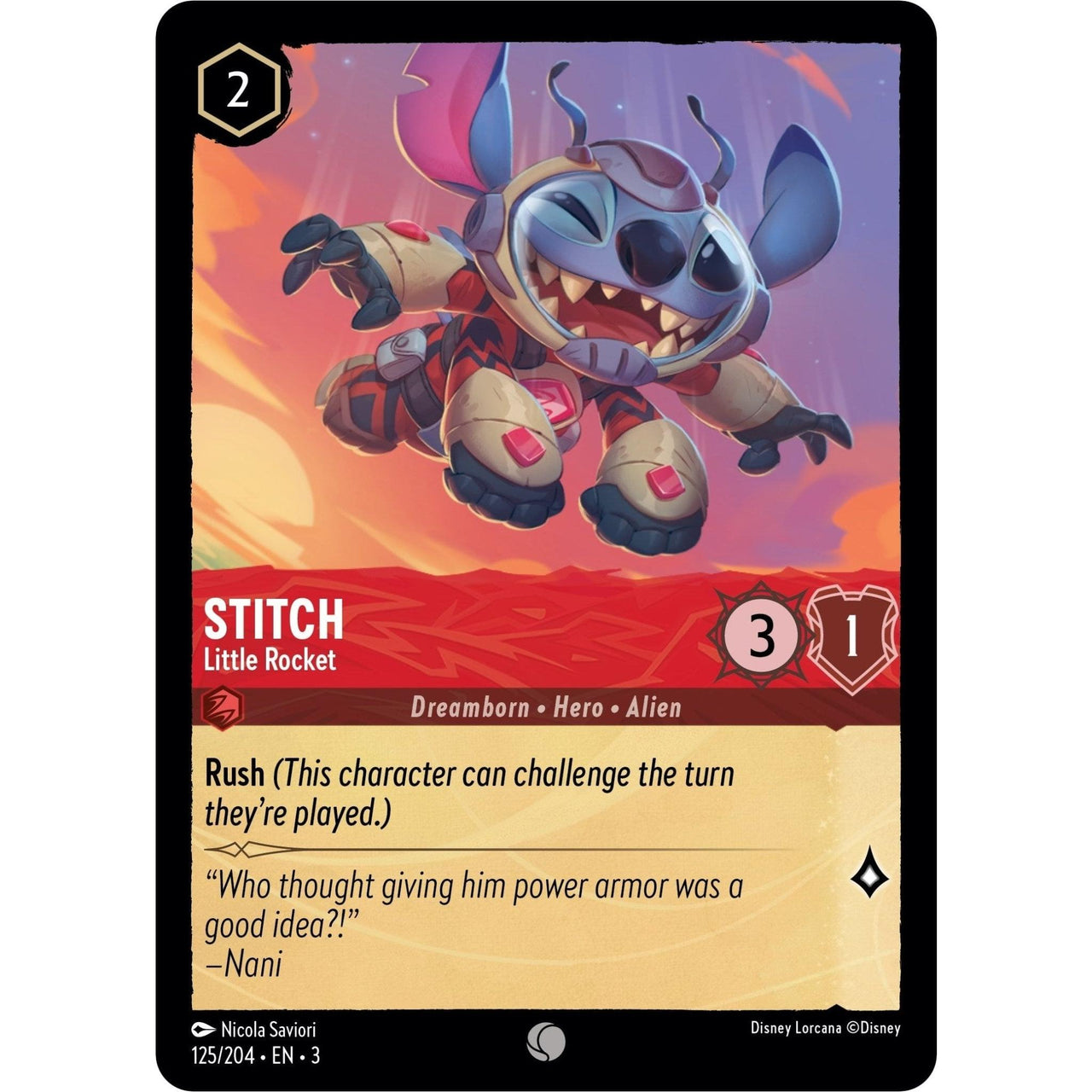 Ravensburger Stitch - Little Rocket (125/204) (Into the Inklands) by LAB7 Malta, Europe