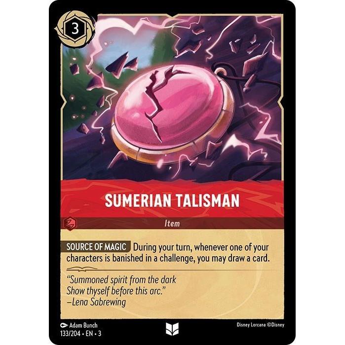 Ravensburger Sumerian Talisman (133/204) (Into the Inklands) by LAB7 Malta, Europe