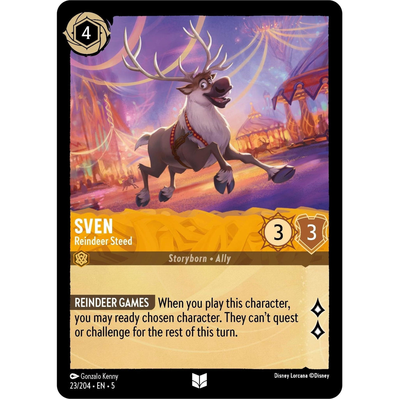 Ravensburger Sven - Reindeer Steed (23/204) (Shimmering Skies) by LAB7 Malta, Europe